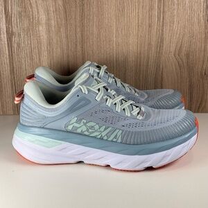 Hoka One One Bondi 7 Blue Running Shoes 1110519 BFBG Women’s Size 7